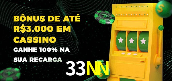 33NN melhor bônus de depósito